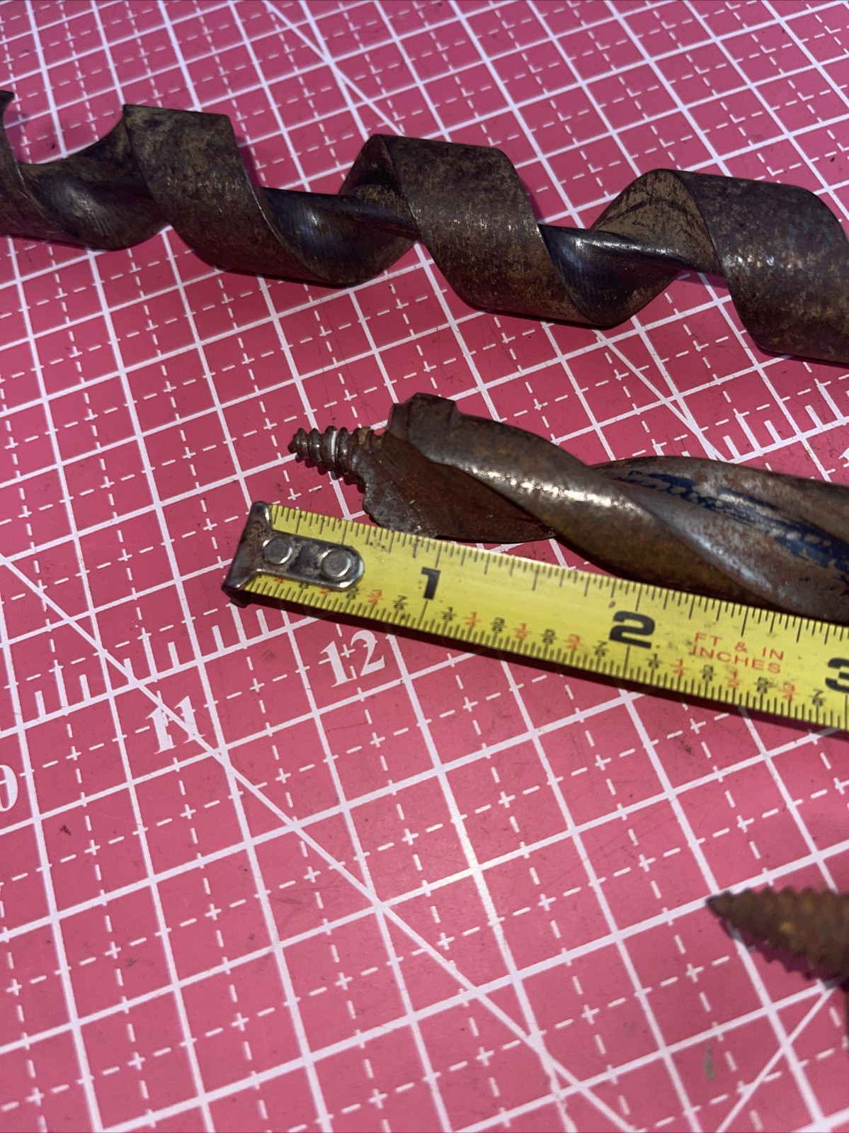 Vintage 7/16 Hex Shank Drill Wood Auger Bits Electrical 3 Irwin Wiring 7/16”