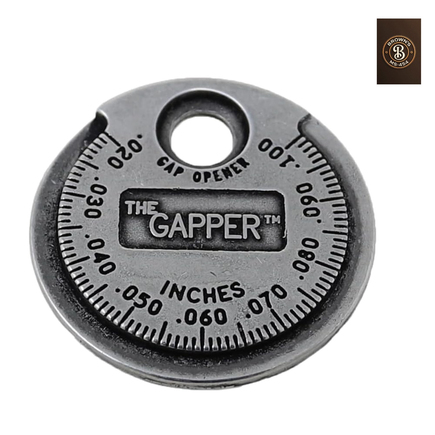 3235 Spark Plug Gapper: Coin-Style Spark Plug Gap Tool, 0.020″–0.100″ Measure…