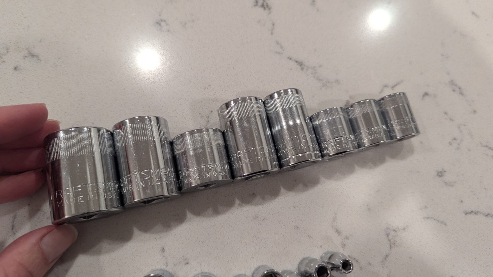 15 x Craftsman USA Ratchet Sockets G VV V Series 4-22mm Metric 44239 44238 43505