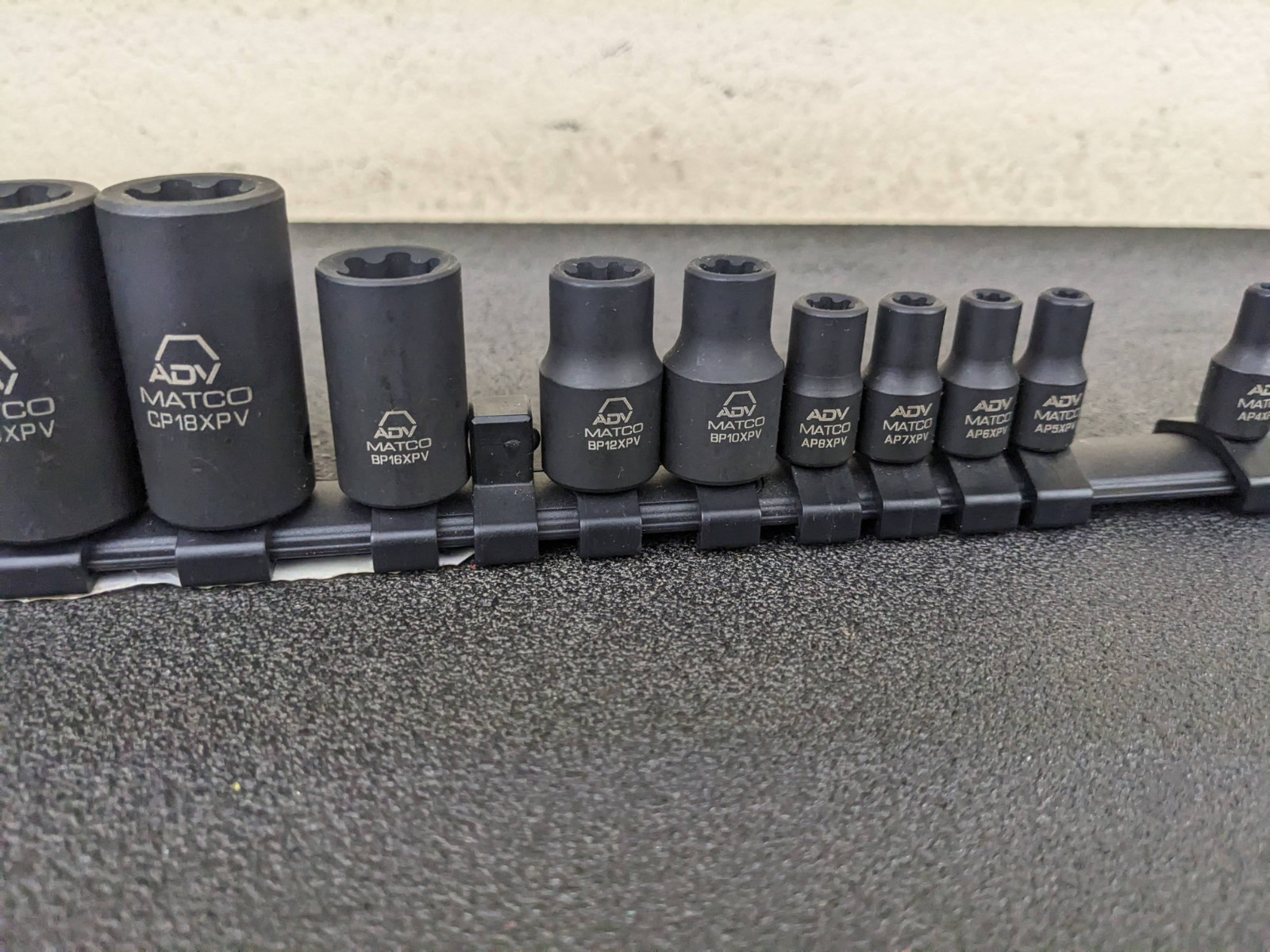 #bp125 Matco Tools NEW SABCP13XPV Inverted Star (Torx) Plus Impact Socket Set