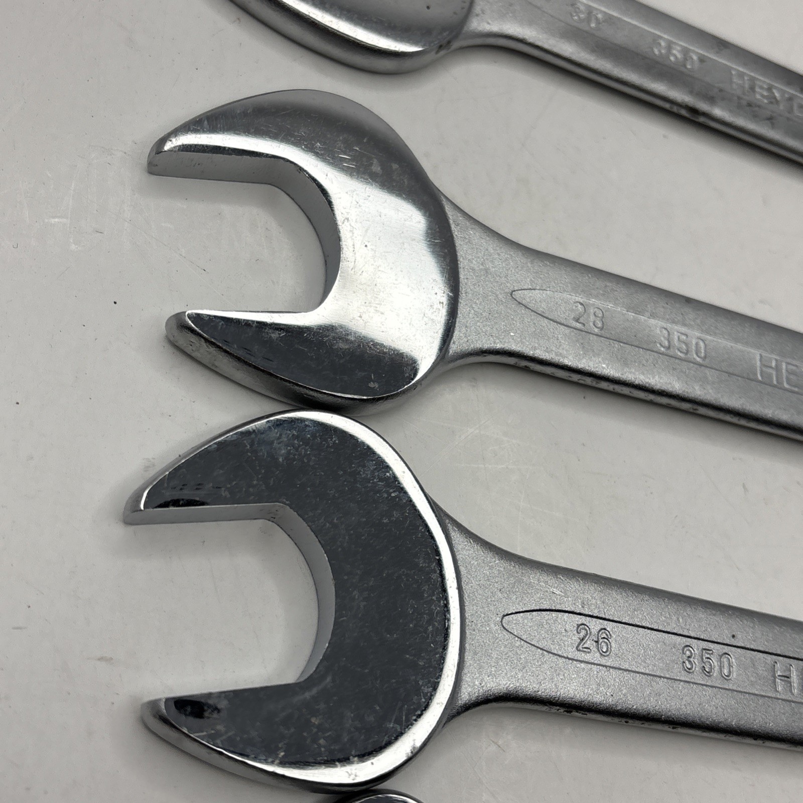 Heyco 350 Metric Open End Wrench Set 6 Pcs 13×17 16×18 24×26 25×28 27×30 30x32mm