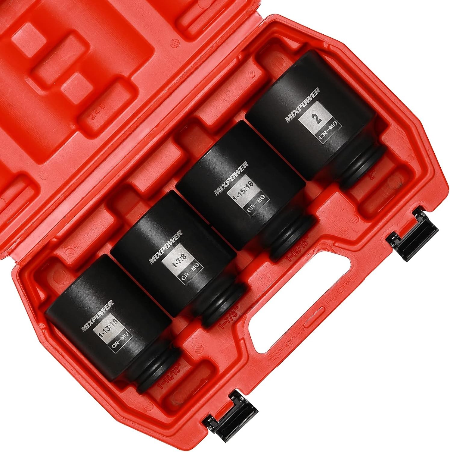 1/2-Inch Drive Nutsetter Impact Socket Set – Cr-Mo with 4 Sizes Included