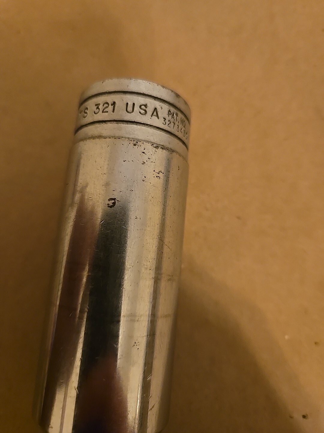 Snap On 1/2″ Drive 1″ 6PT SAE Deep Chrome Socket TS321