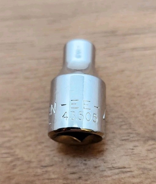 Craftsman USA 4mm Socket 6 Point 1/4″ Drive EE 43505