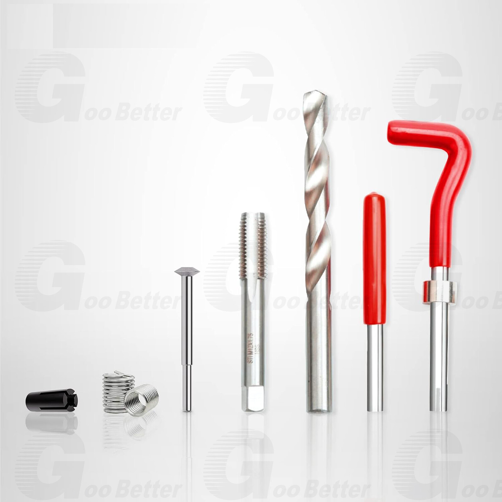 Helicoil Type Thread Repair Kit rethread Stripped Metric M5 M6 M8 M10 M12 131PCS