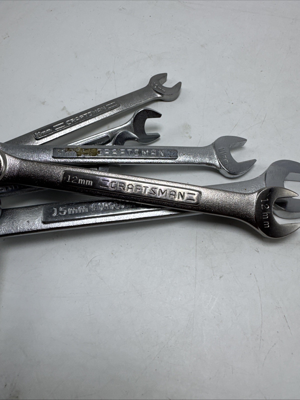 Craftsman Overdrive 11 Piece Metric Combination Wrench Set 6mm – 19mm USA