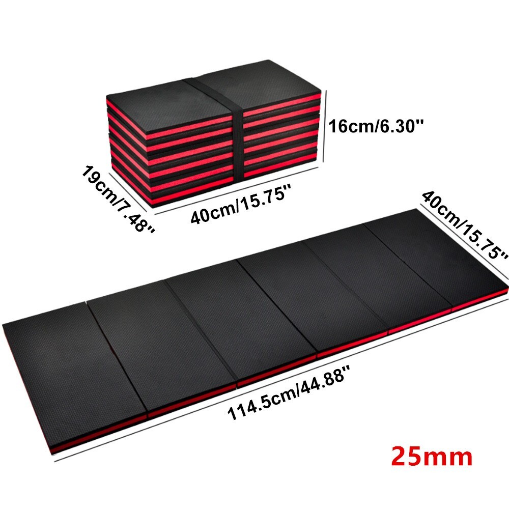 25mm Thick Mechanics Mat Large Folding Garage Kneeling Laying Foam Work Mat