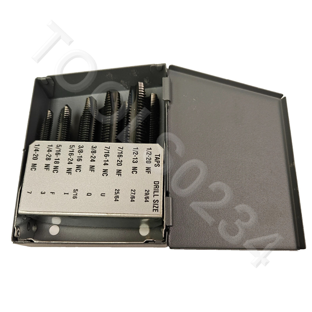 1/4 – 1/2 NC NFTap Set Champion Spiral Point 12PC Plug High Speed Stl XL22-10C