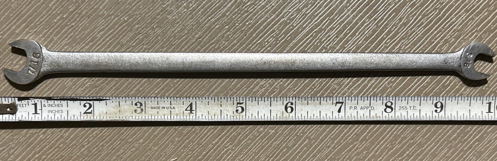 Vintage Craftsman 44475 -v- 3/8 » X 7/16 » tappet wrench open end-USA