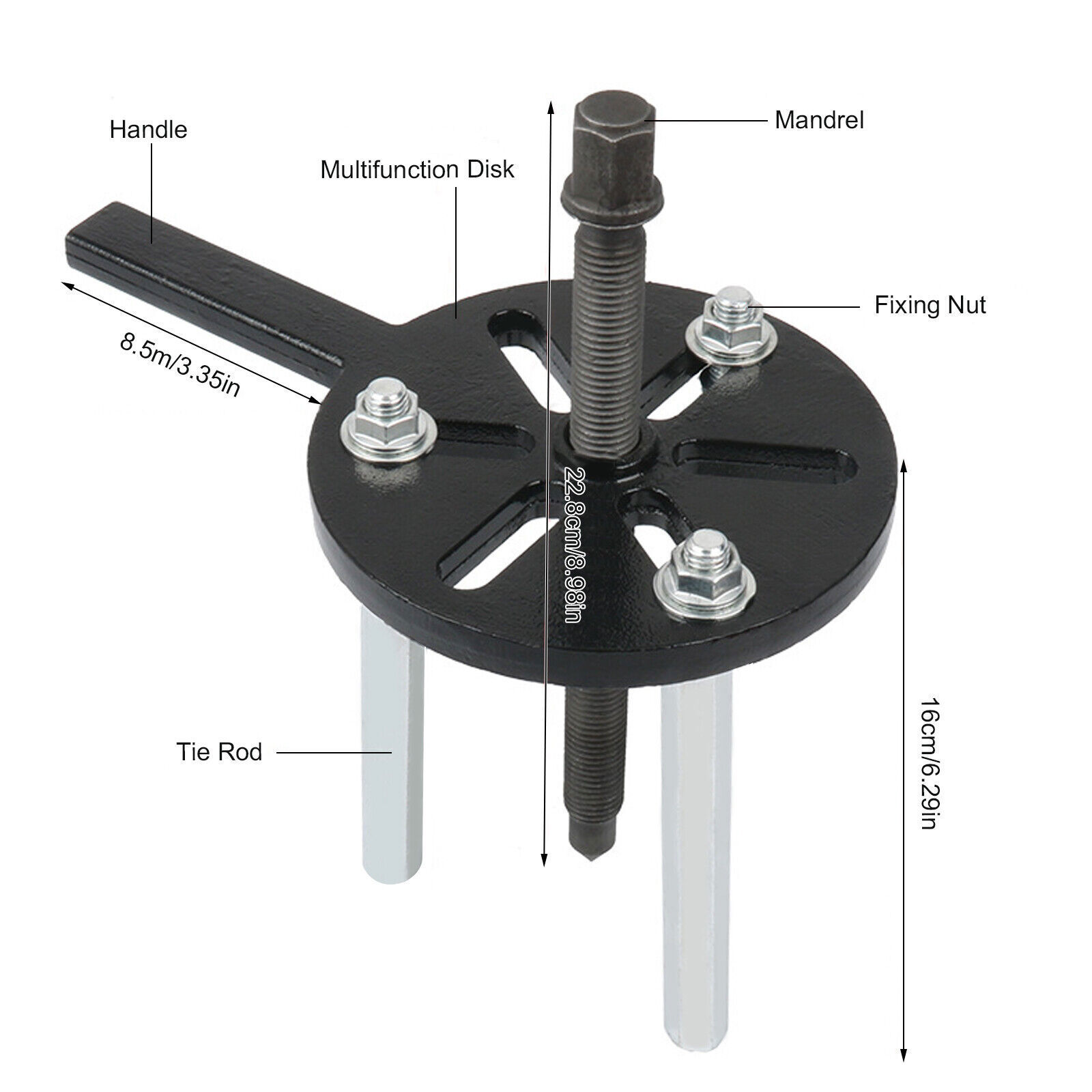 Bearing Disassembly Puller Inner Hole Puller Removal Tool Three-jaw Set NEW USA