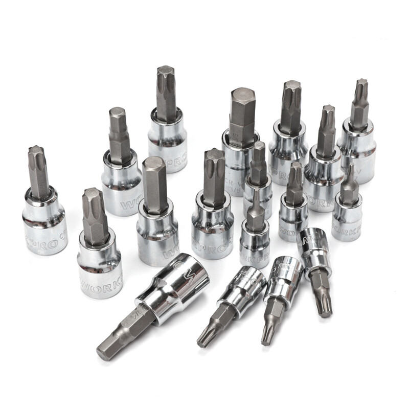 WORKPRO 450Piece Drive Socket Set 1/2″ 1/4″ 3/8″ Drive Ratchet Wrench SAE/METRIC