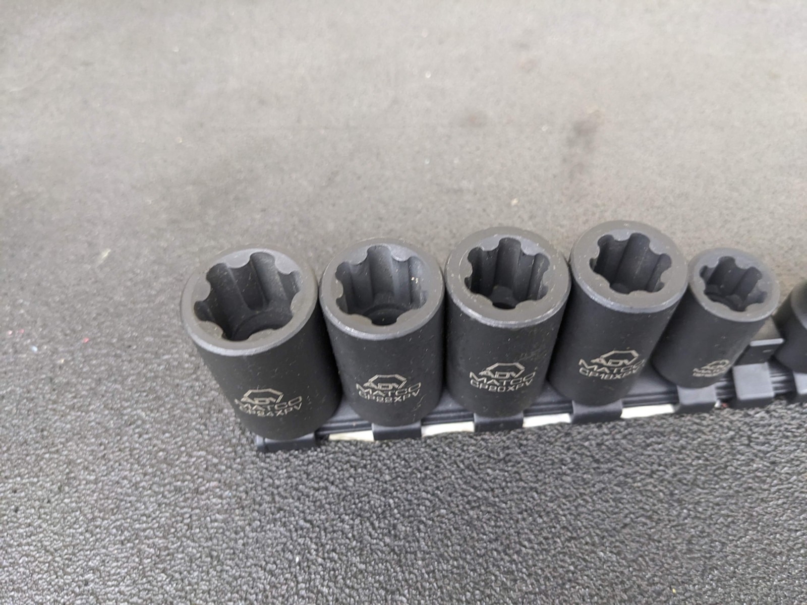 #bp125 Matco Tools NEW SABCP13XPV Inverted Star (Torx) Plus Impact Socket Set