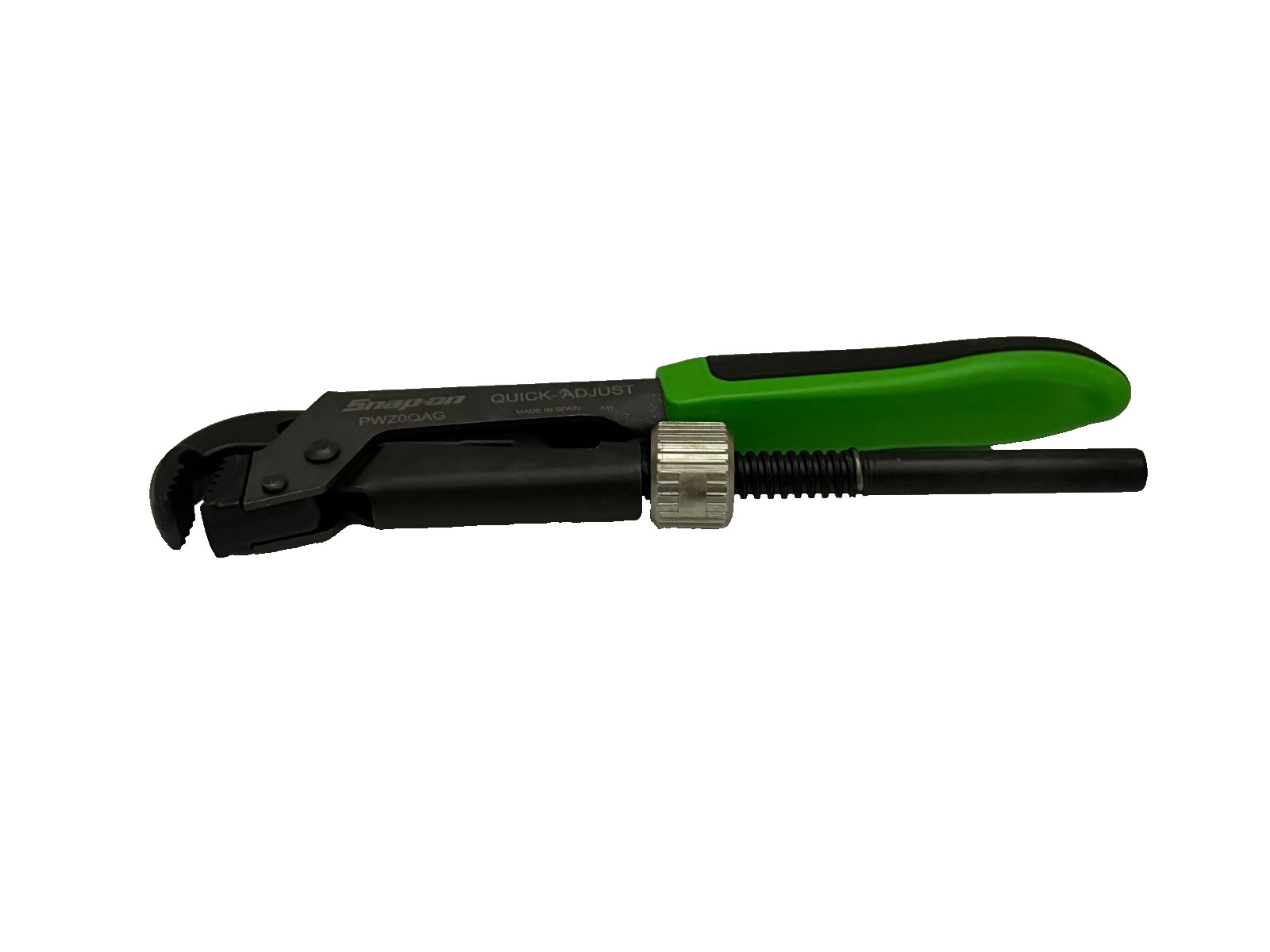 Snap-on Tools GREEN 8-5/8″ Soft Grip Quick Adjust Pliers Wrench PWZ0QAG NEW