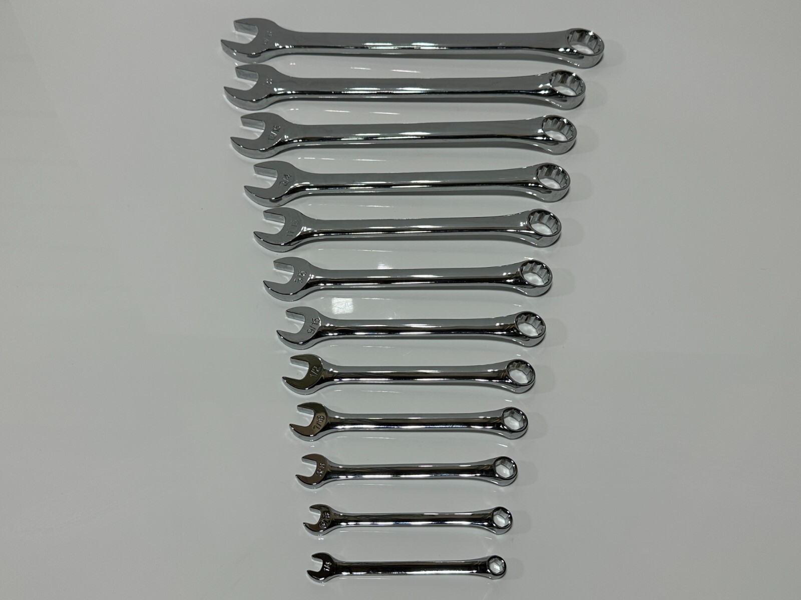 Klein Tools USA MADE (Rare) 68404 12pc SAE 1/4″ to 15/16″ Combination Wrench Set