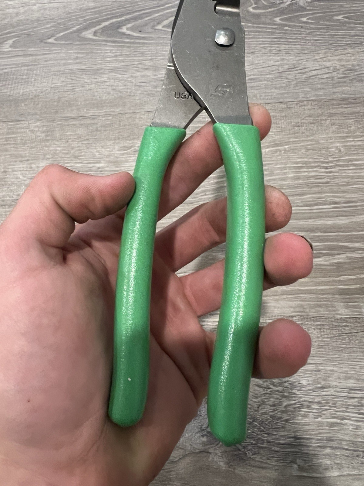 NEW Snap-on™ LN47ACF LN47ACFG Green 9 3/4″ Talon Grip Long Nose SlipJoint Pliers