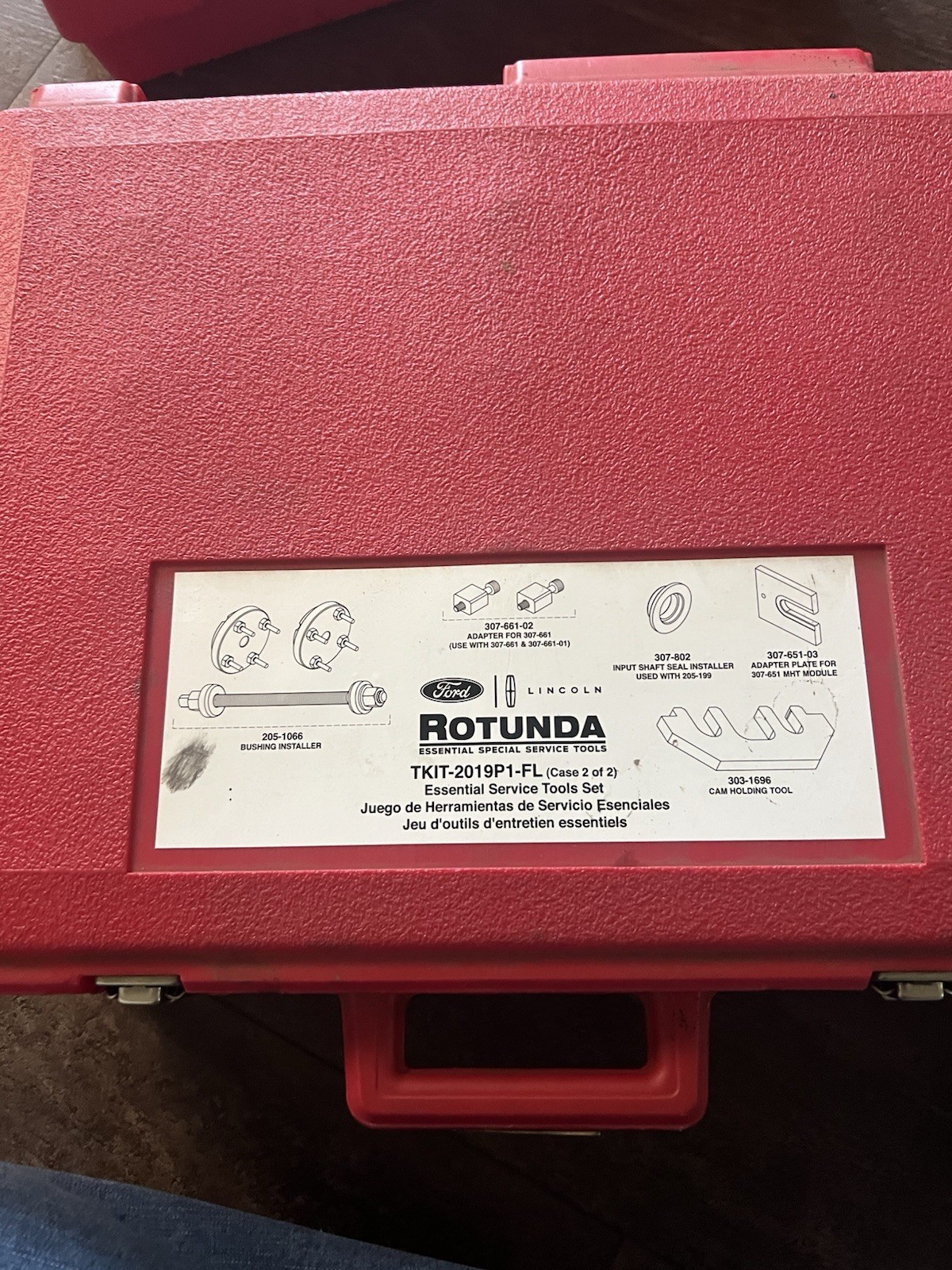 Ford Rotunda TKIT-2019P1-FL 2.0 Diesel Tools Both Cases Plus more EXTRA Read