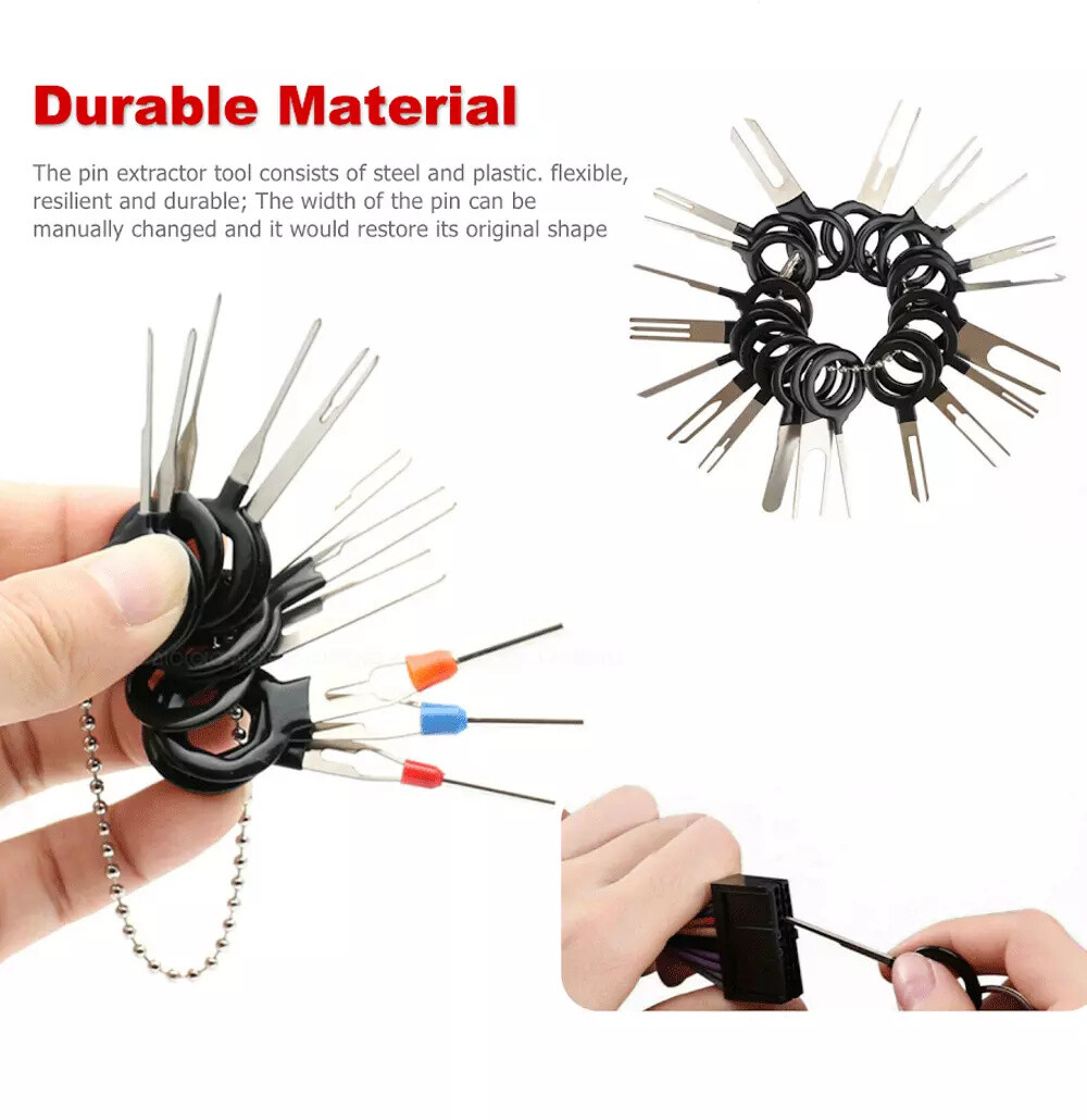 41PCS Wire Terminal Removal Tool Car Electrical Wiring Crimp Connector Pin Kit