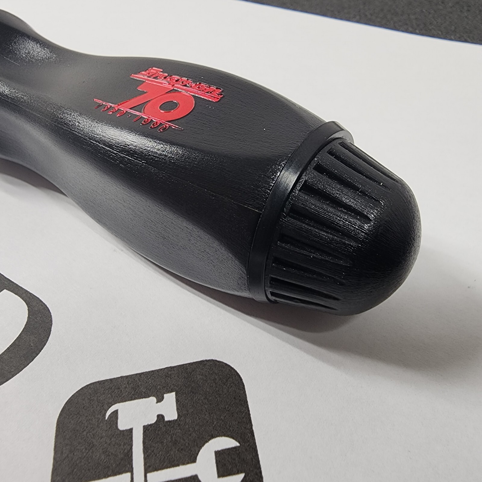Snap-on Tools USA NOS BLACK 70TH ANNIVERSARY Ratcheting Screwdriver SSDMR4A