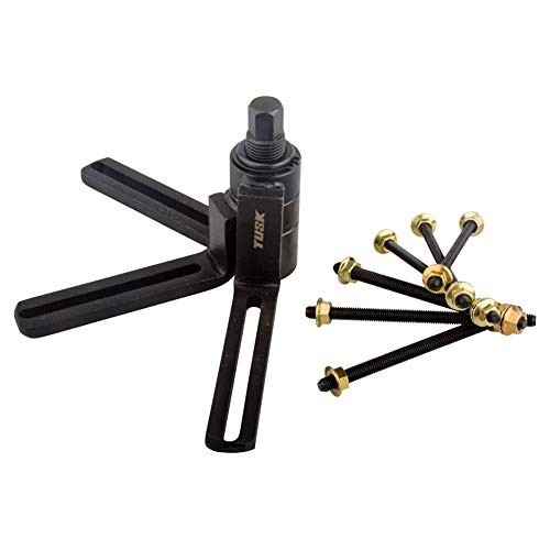 TUSK 17-8667 Crank Puller Installer Tool M10x1.25 M12x1.25 Steel Heavy Duty