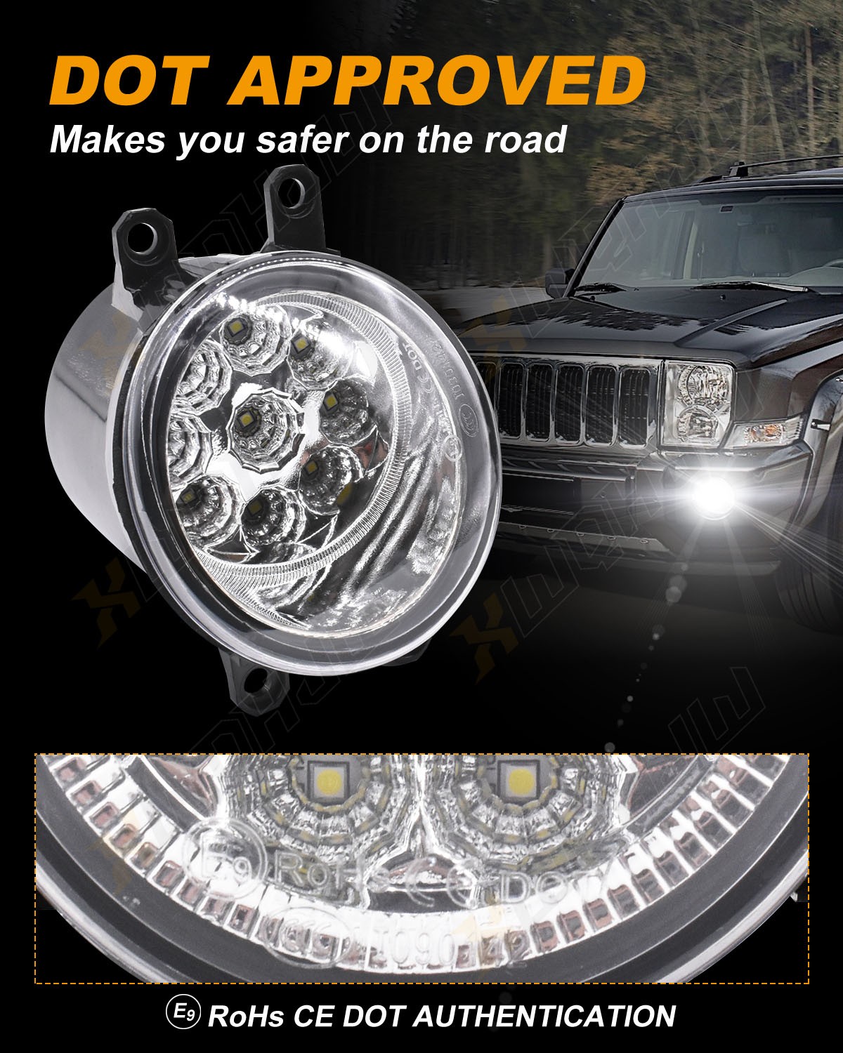 FOR TOYOTA RAV4 2006 2007 2008 PAIR FRONT BUMPER FOG LIGHT LAMP CLEAR LENS A