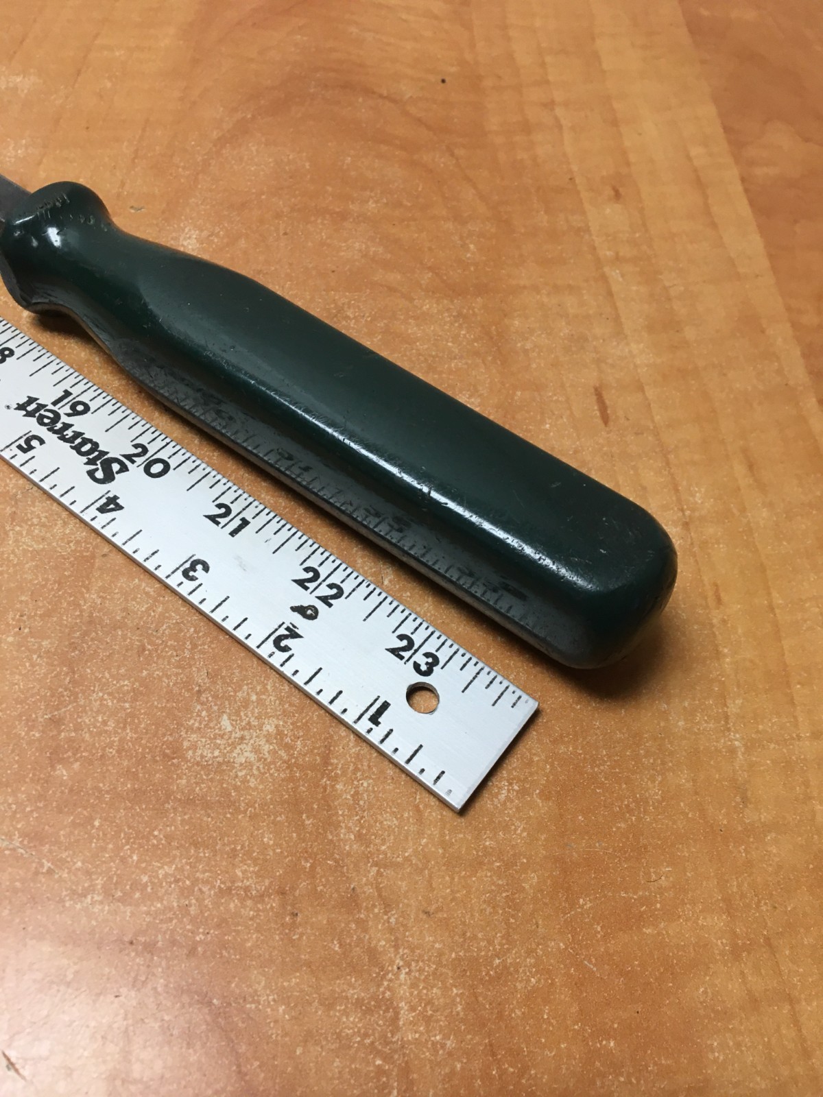 Unbranded Green Hard Plastic Handle 24″ Prybar Pry Bar Vintage