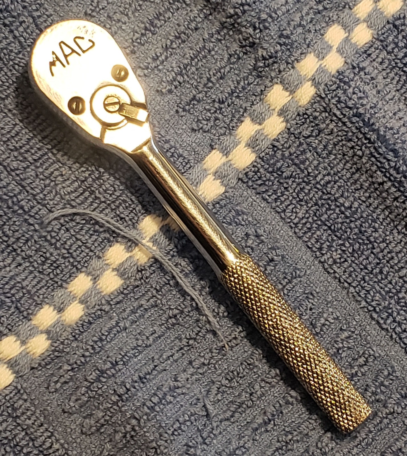 Vtg Mac Tools 1/4″ Drive Ratchet * MR5 * 4 3/4″ long