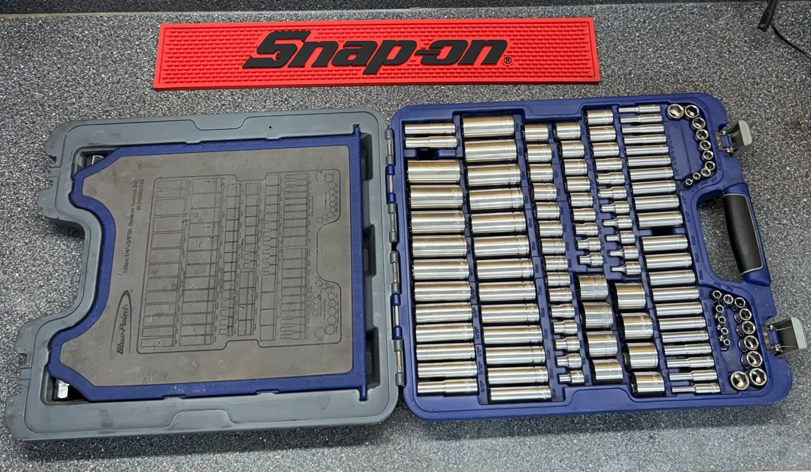 Blue Point BLPGSSC155 155 pc Combination Drive SAE / Metric General Service Set