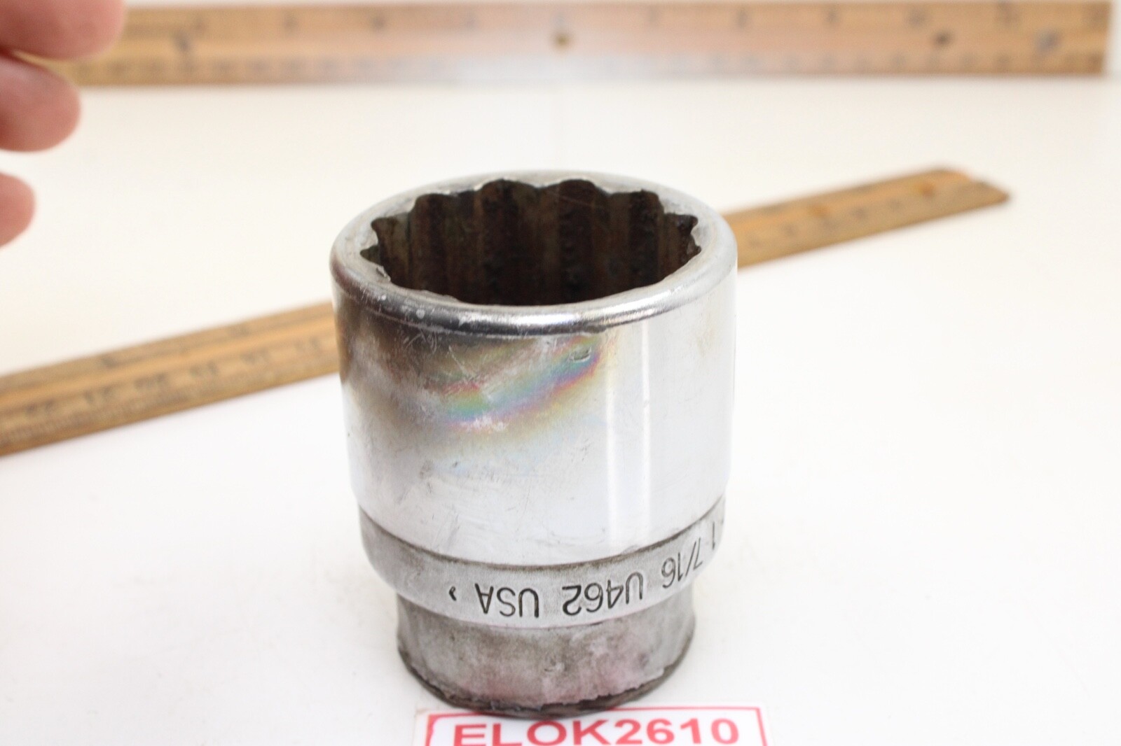 Blue Point U462 1-7/16″ 3/4″ Drive 12 Point SAE Chrome Socket USA