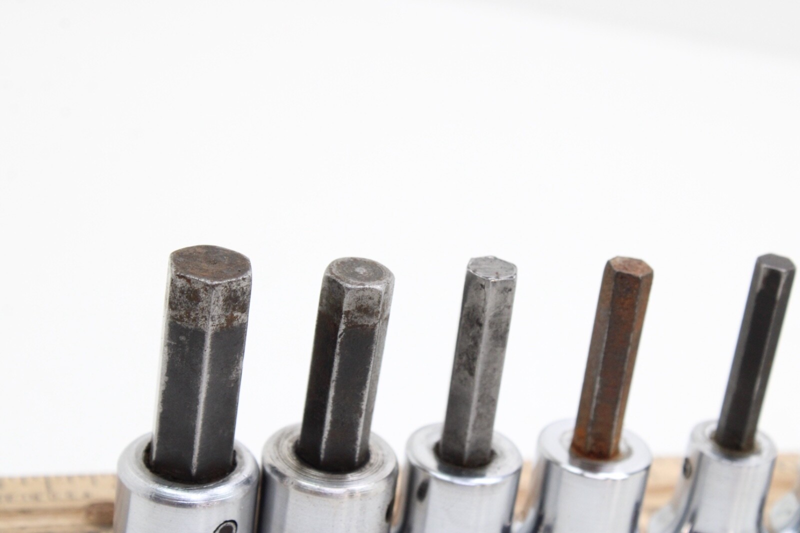 Snap-On FA 4.5A-FA12A 9/64″-3/8″ 6 Piece 3/8” Drive Hex/Allen Socket Driver Set