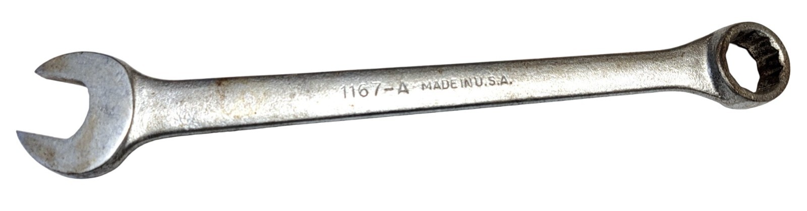 Vintage Billings Vitalloy USA 1167-A 13/16 SAE 12 Pt. Open Box End Wrench