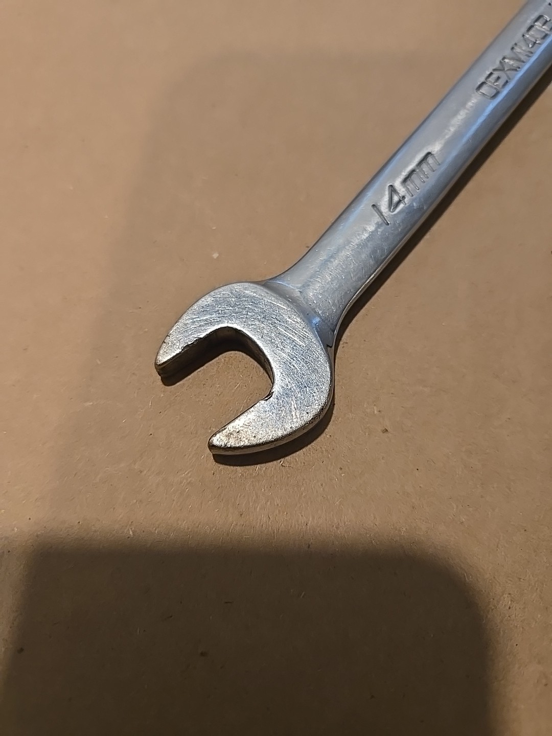 Snap On 14MM 12PT Metric Chrome Combination Wrench USA OEXM140B