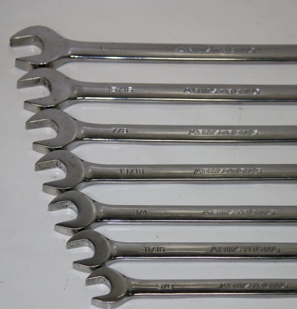 Armstrong USA 7pc Metric Ratcheting Wrench Set 25-220-222-224-226-228-230-232