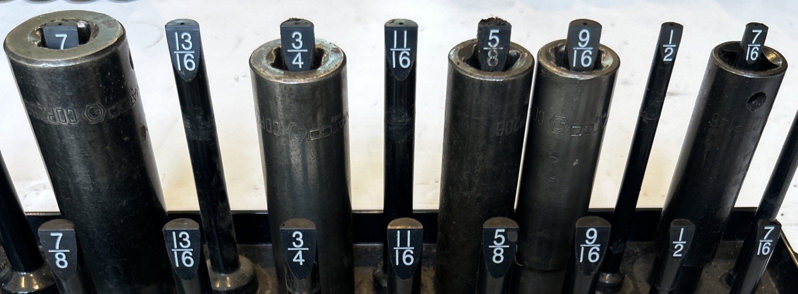 Matco CDP286 CDP246 CDP206 CDP186 CDP146 Deep Impact 1/2” Dr 6pt Socket Set