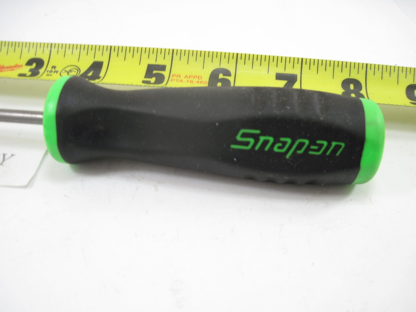 Snap On 8″ Hook Tool With Green Screwdriver Handle SG4ASH NEW