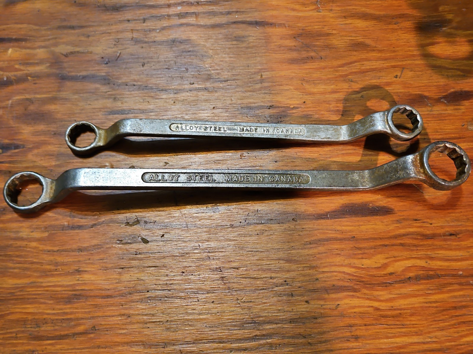 Dubl-Hex Wrench Set 183 185 Gray Canada Alloy Steel 3/4 25-32 15/16 1 Vintage