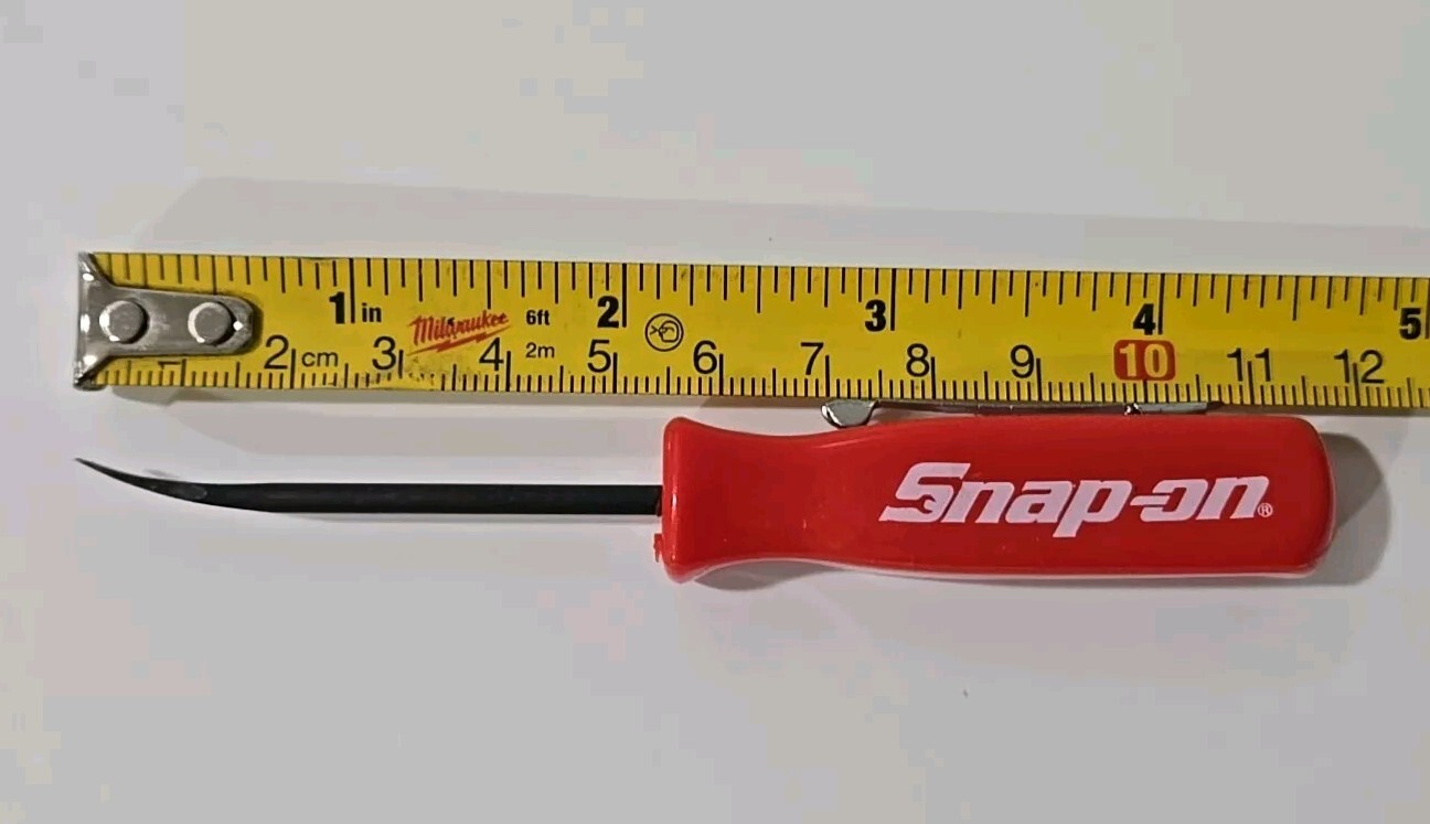 5X Red Snap on tools Promo PRY BAR screwdrivers per order pocket Clip NEW + GIFT