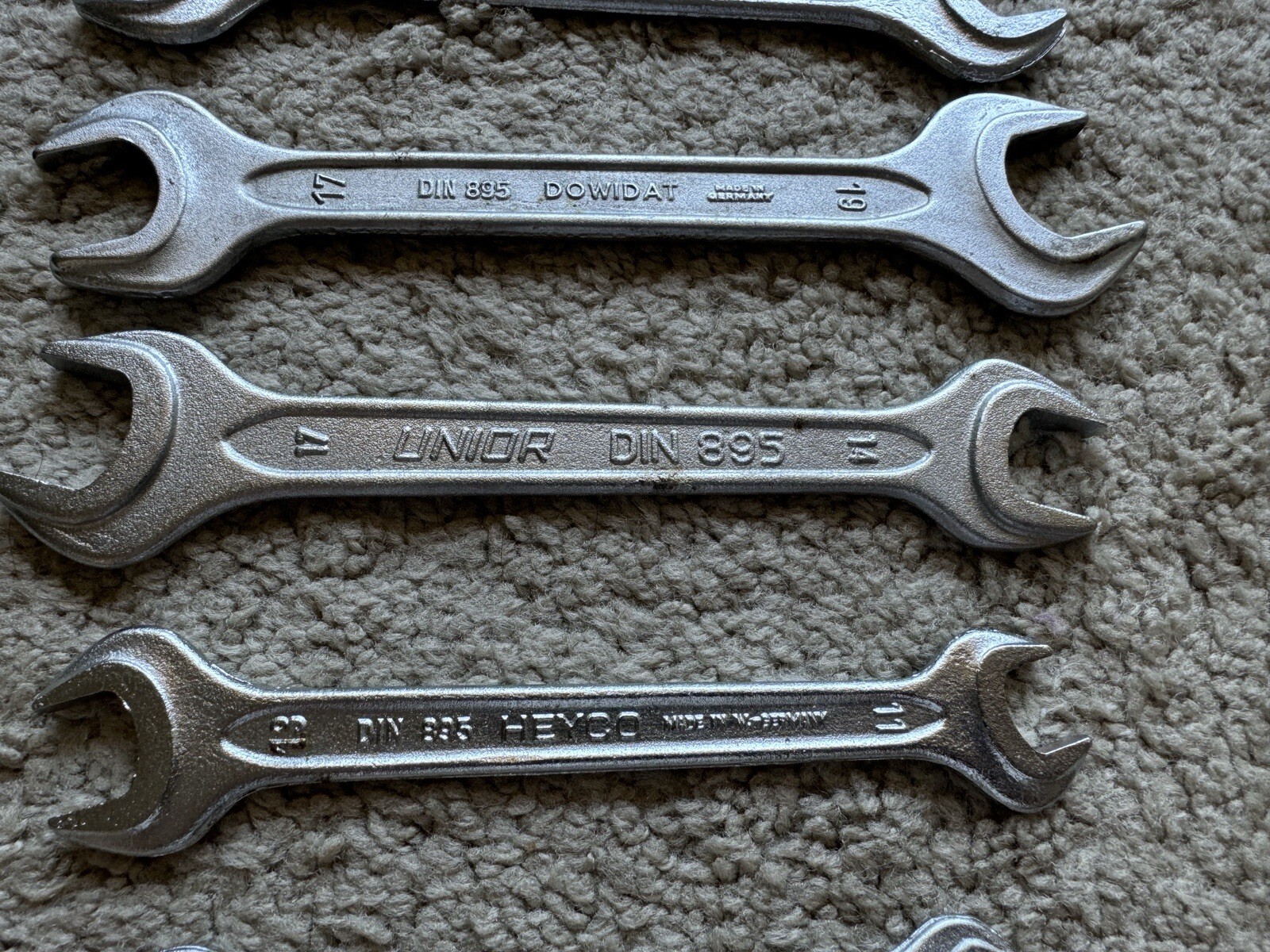 80s Mercedes Benz West German Tool Kit W123 Eclas Wrench 17 13 10 19 Unior Heyco