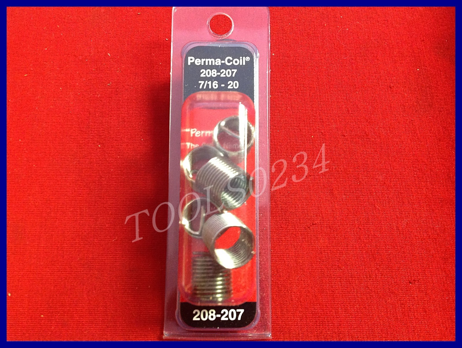 7/16-20 NF Coil Thread Repair Inserts Pack of 6 Perma Coil 208-207 Fits Heli