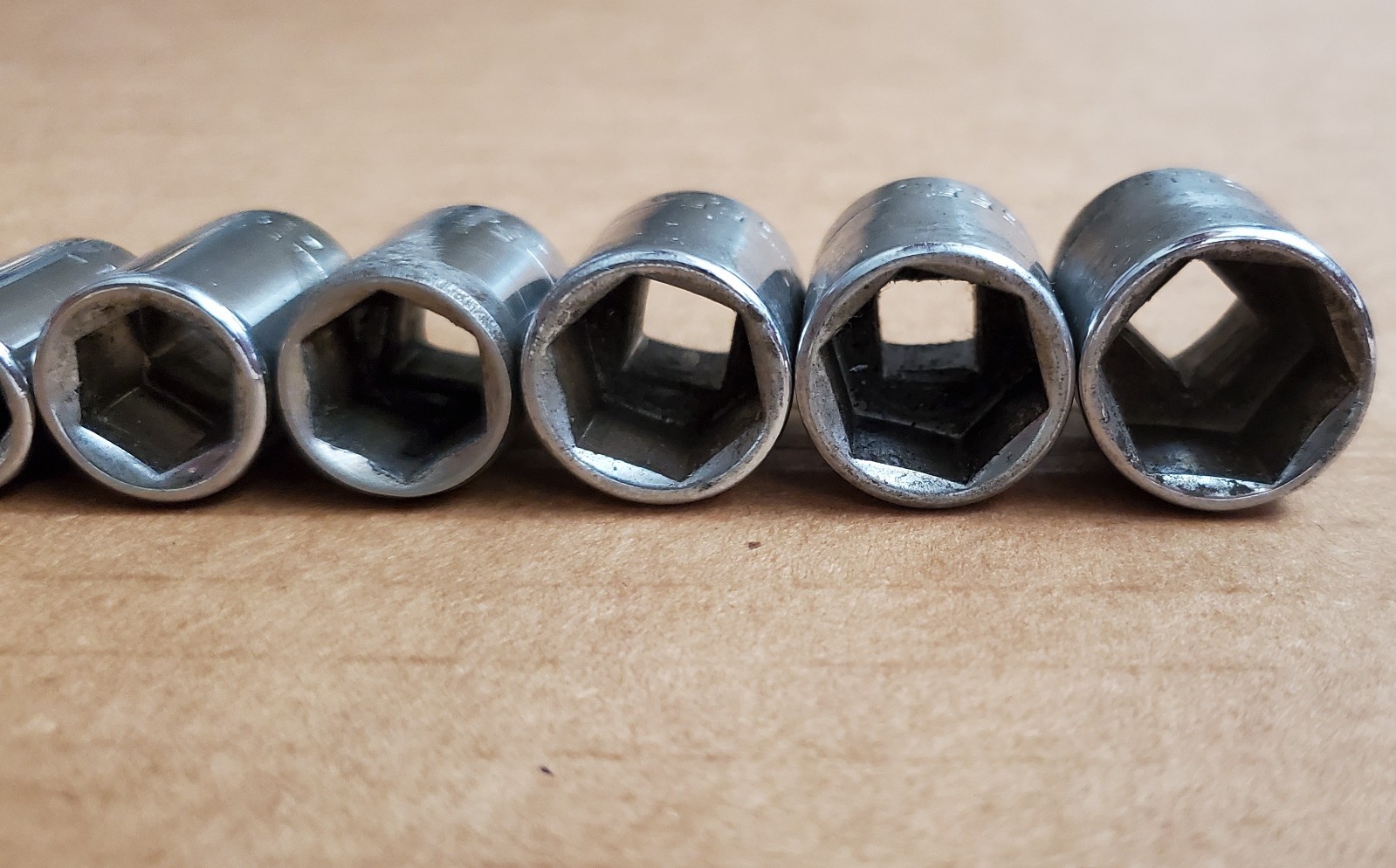Craftsman 1/4” Drive SAE & Metric 6-Point Sockets 43492 – 43480, 43501 – 43514