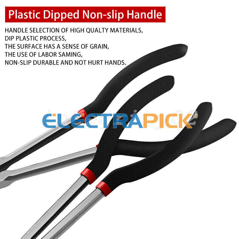 8Inch Electrical Disconnect Pliers Fuel Line Clip Spark Plug Removal Repair Tool