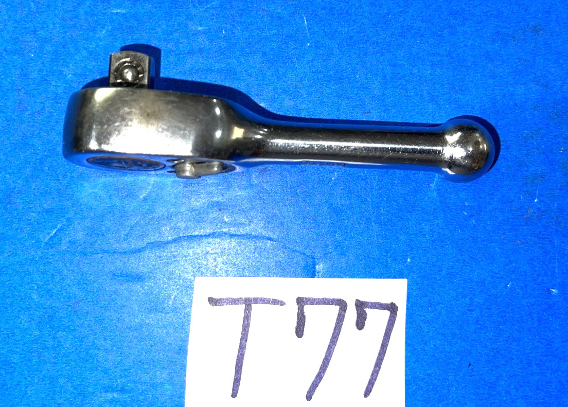 SNAP-ON TOOLS 3/8 DRIVE STUBBY HANDLE RATCHET F710BK INCLUDES SHIPPING IN THE US