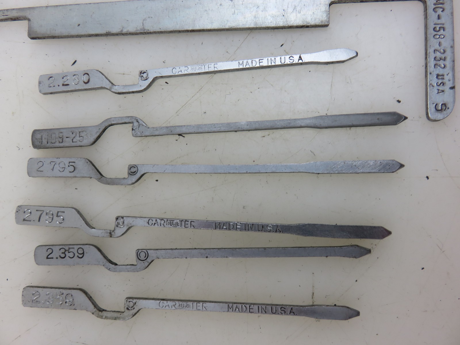 Kent-Moore Snap-On & More Carburetor Float Level Gauge Adjustment Tool Set 20pc