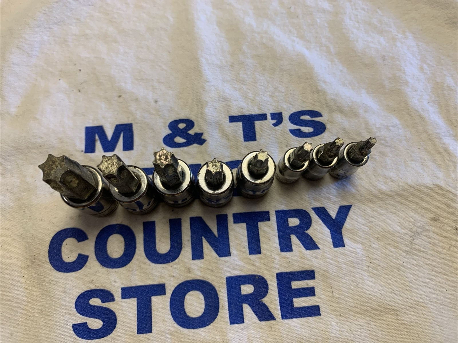 Snap-on 8pc Combination Drive TORX Bit Heavy-Duty Removal Socket Set 209EFTXBY