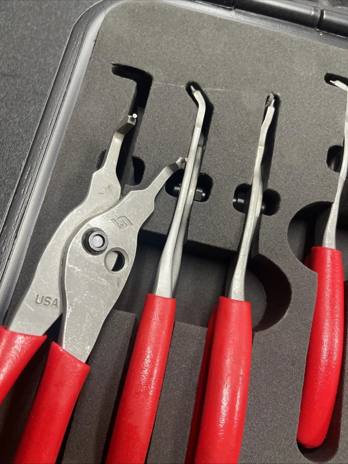 Snap-on 12pc Convertible Retaining Ring Snap Ring Plier Set SRPCR112 in Case NEW