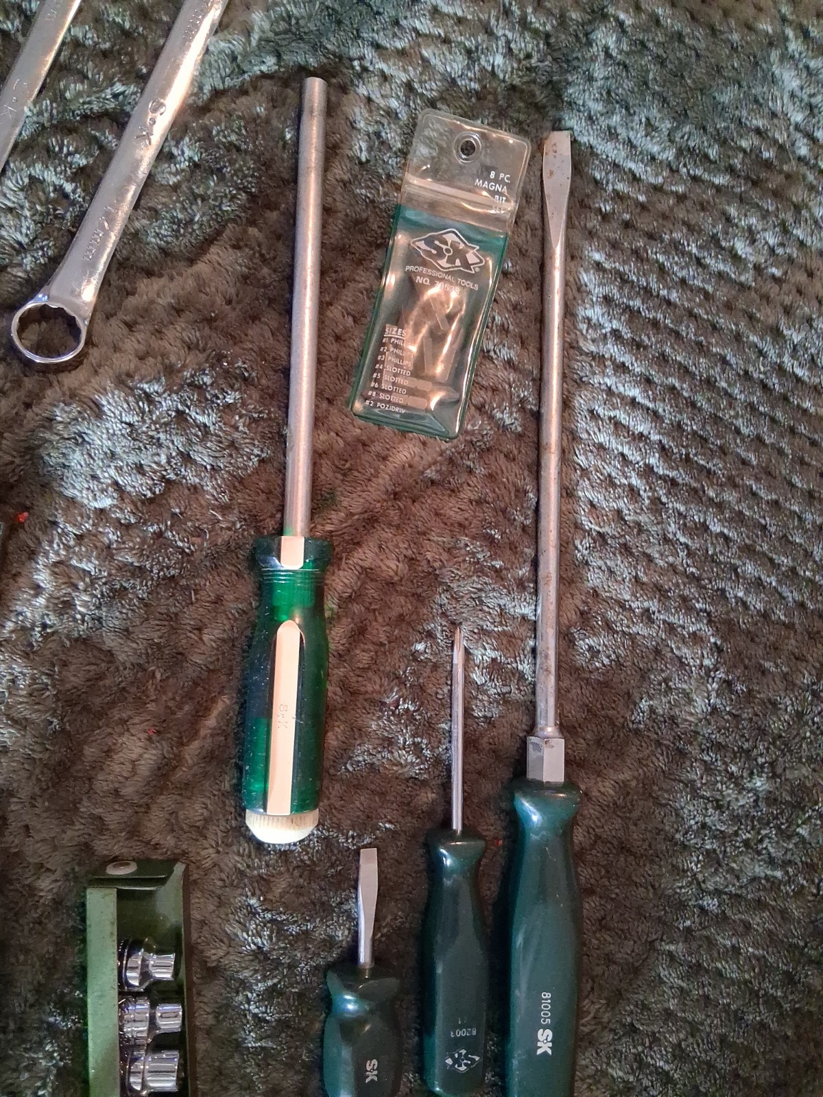 SK Tools Lot Mostly New & Used Tools ! Metric Sockets, Wrenches, Socket Drivers