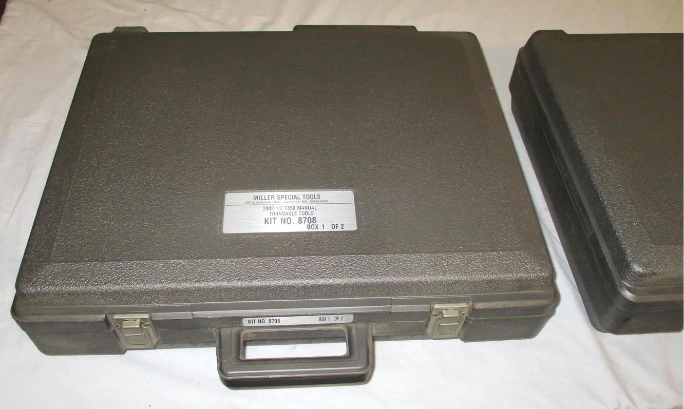Miller Special Tools 8708 2002 ½ T850 Manual Transaxle Tools BOTH Boxes SRT-4