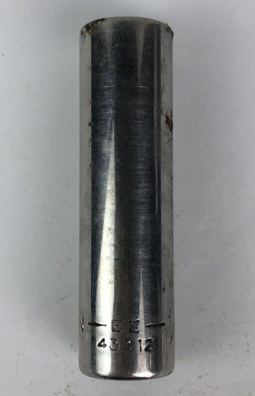 Craftsman 1/2″ 12 Point 3/8″ Drive Deep Socket EE 43312 Made In USA