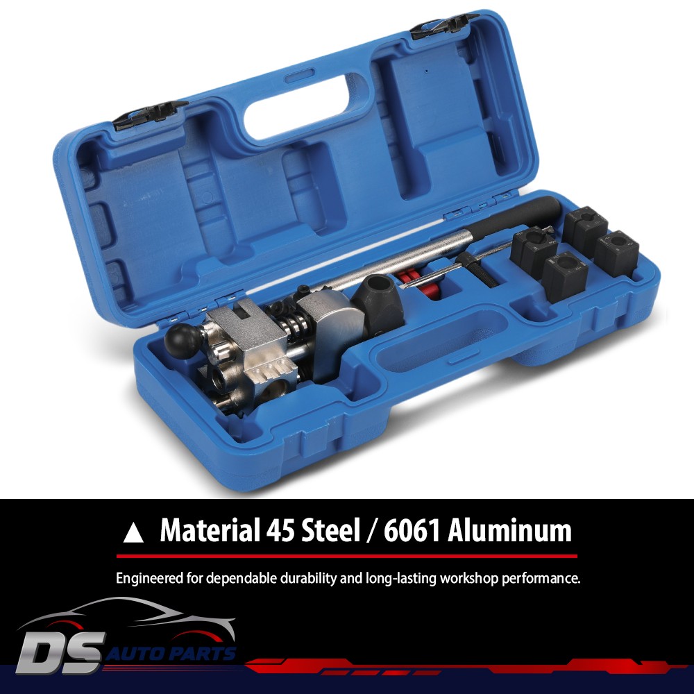 45 Degree Flare Tubing Tool Set with Storage Case Brake Pipe Flaring Tool Kit