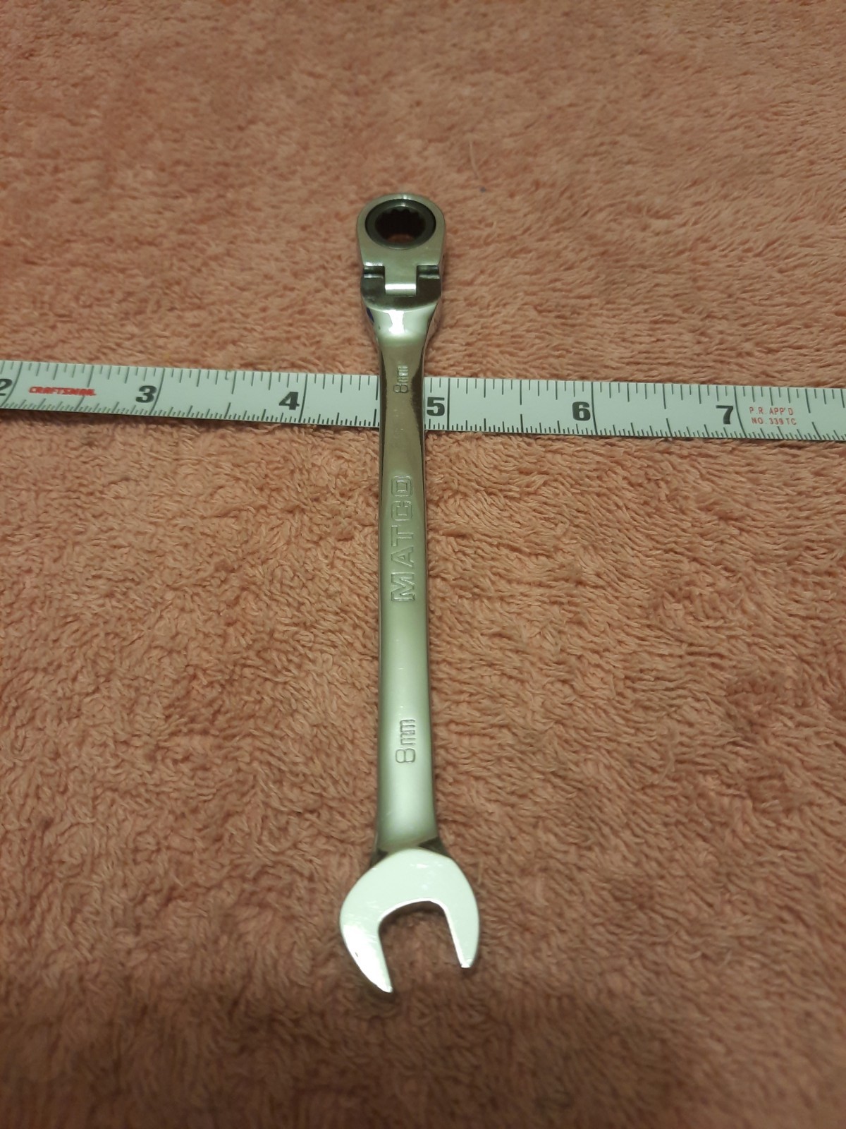Matco Tools 8 Mm Flex Head Ratchet Combination Wrench