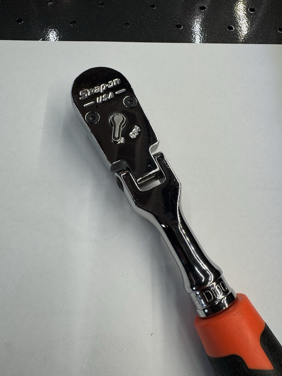 *Brand New* Snap On 3/8 Drive Cynergy Flex Head Ratchet Electric Orange FHF100O